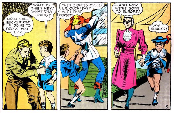Cap is enjoying this a little TOO much. Captain America's Weird Tales