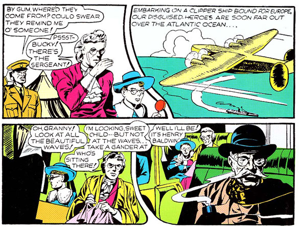 Remember when Kirby showed Cap knitting a trap to catch the Swine in CAP #208? IT'S CANON, BUB! Captain America's Weird Tales