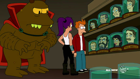 'I don't think this is the pickle aisle.' Futurama
