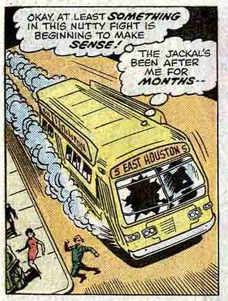 If this bus drops below fifty miles an hour Gwen Stacy will be tossed off a bridge!